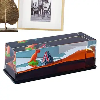 Vlna Výletnej Lode Dekorácie Kvapaliny Vlna Loď Ornament 3D Remesiel Paperweight Auto Dekorácie Stola Centerpieces Unsinkable Loď V