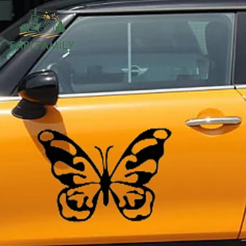 EARLFAMILYEye-lov Svetlé Flash Bohyňa Butterflie Voľne Lietajúce V oblakoch Auto Samolepky pre SUV Vinyl Odtlačkový 9 Farieb